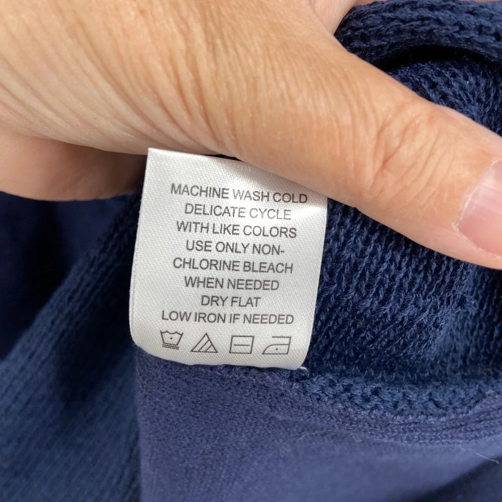 Nina Leonard Shirt Womens Sz M Blue Sleeveless Knit Tank Top Casual Patchwork - Picture 6 of 10